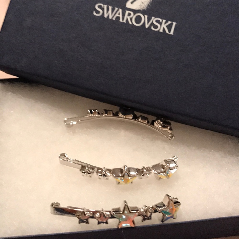 Swarovski barrettes